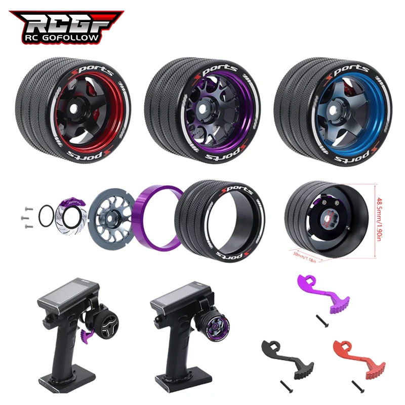 RCGOFOLLOW Metal Handwheel For Sanwa Mt4/mt5/m12/m17 Futaba 4px/7px/10px Flysky Nb4 Ko Ex Next Wfly X9 Steering Wheel Tools