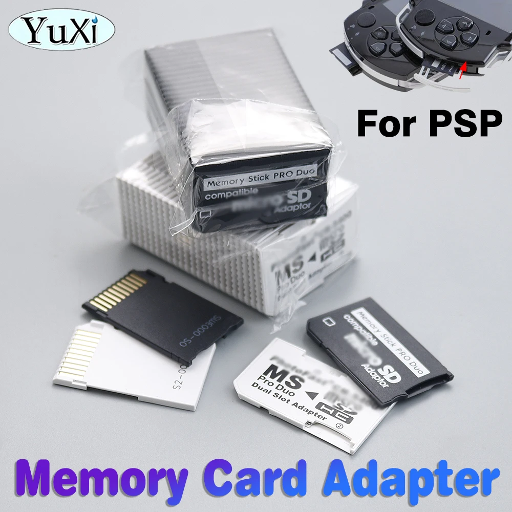 

1Pc Memory SD TF to MS Card Memory Stick Card Adapter For PSP Sopport Class10 Micro SD 2GB 4GB 8GB 16GB 32GB Card Single Dual 2