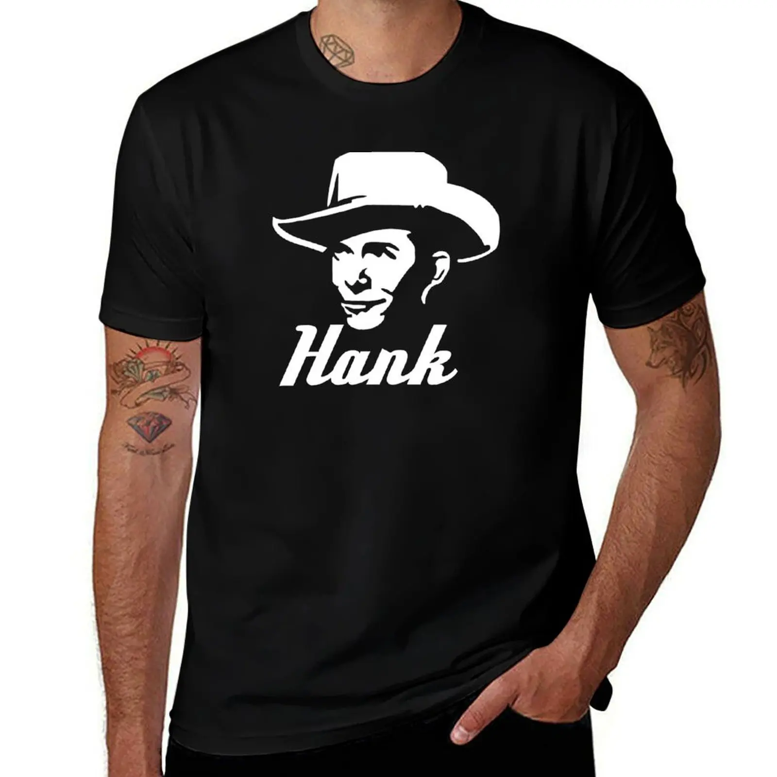 

Футболка Hank, мужская футболка, мужская футболка из плотного хлопка, футболка с рисунком