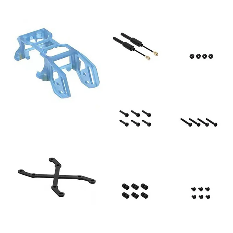 Kit de montagem de suporte para betafpv pau20 hd vtx compatível com dji o3 para peças de drone fpv de 2 polegadas b