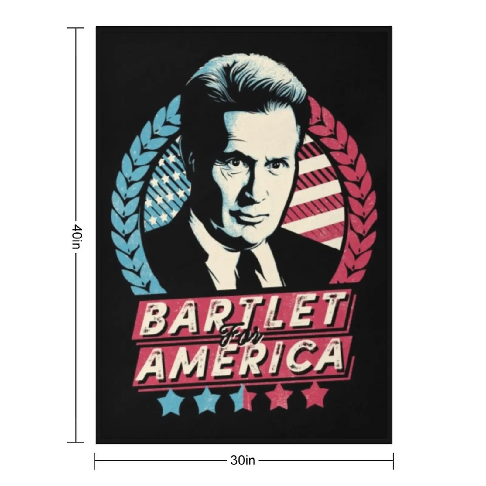 The West Wing T-ShirtBartlet for America Throw Blanket manga Luxury Throw Weighted Luxury Brand Blankets
