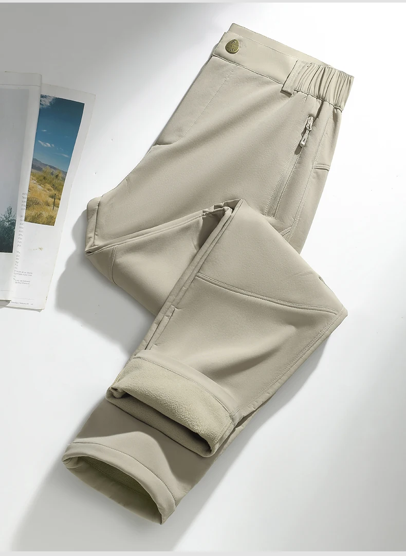 LNGXO Damen-Skihose, wasserdicht, winddicht, Snowboardhose, warme Fleecehose für den Winter, Outdoor-Sportbekleidung für Snowboarden. – Detail 25