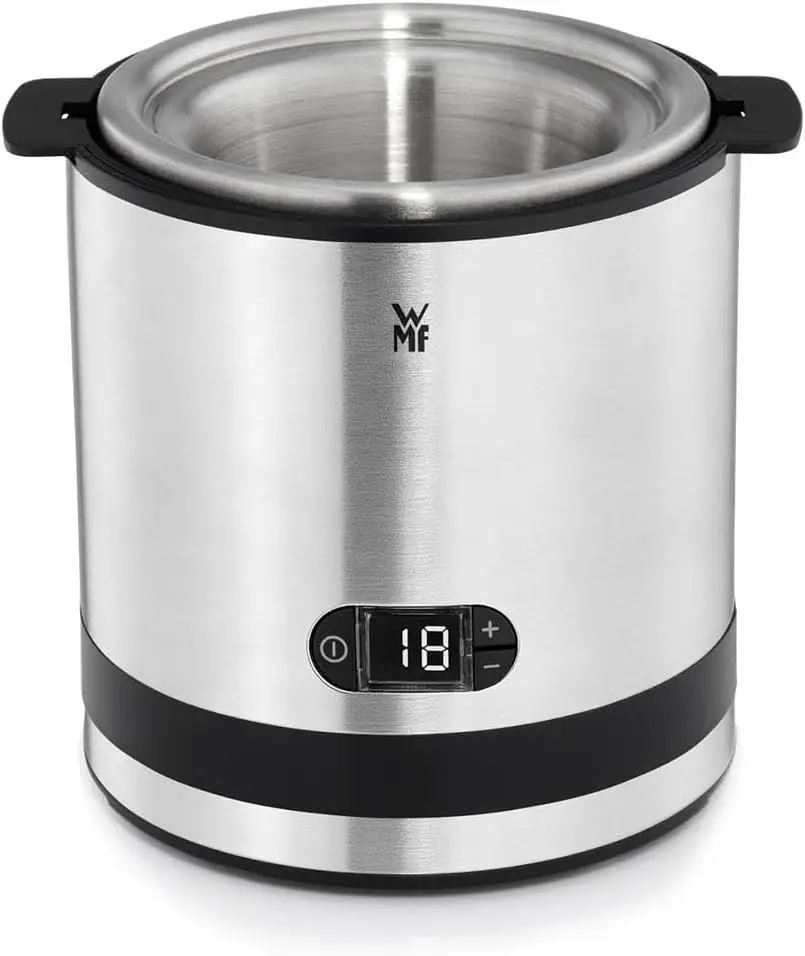 WMF Küchenminis 3in1 Eismaschine, Ice Maker für Frozen Joghurt, Sorbet und Eiscreme, Gefrierbehälter 300 ml, 30-Minuten-Time, Fr