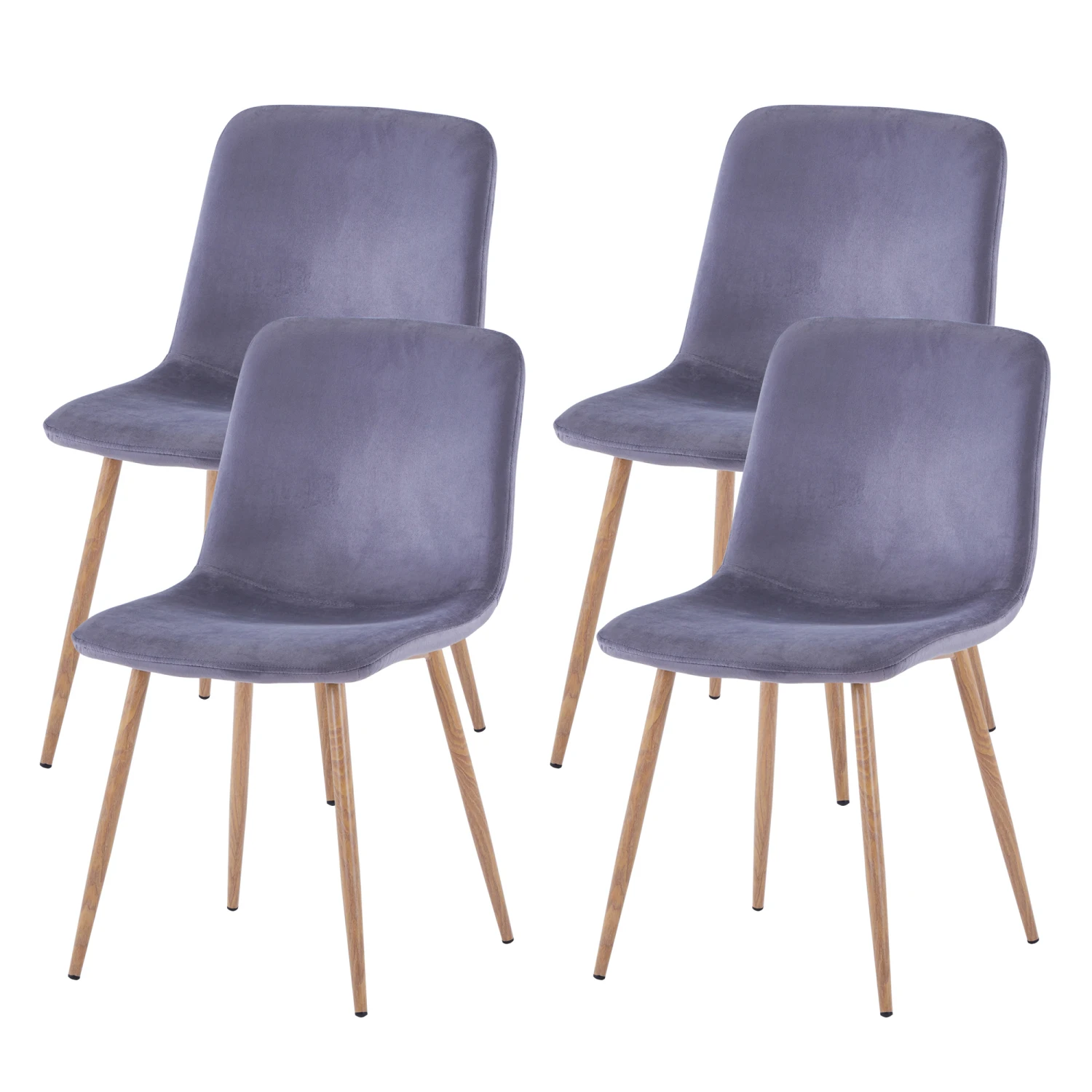 

Dining Chair 4PCS（GRAY），Modern style，New technology.Suitable for restaurants, cafes, taverns, offices, living rooms, rec