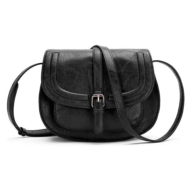 Crossbody Bags For Women Saddle Purse and Boho Cross Body Handbags,PU Leather Shoulder Bag With Adjustable Long Shoulder Strap