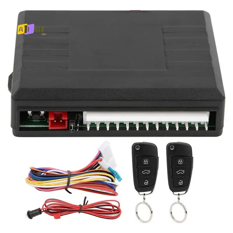 A03E-Car Keyless Entry Central Door Lock Kit Car Keyless Application With Remote Control Entry System Car Alarm System
