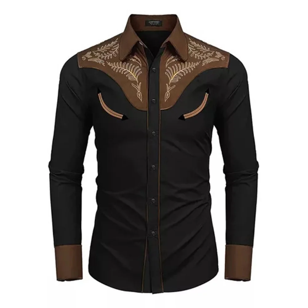 

Outwear Shirt Button Down Casual Lapel Long Sleeve Printing Shirts Tops Fashion High Quality Widely Applicable