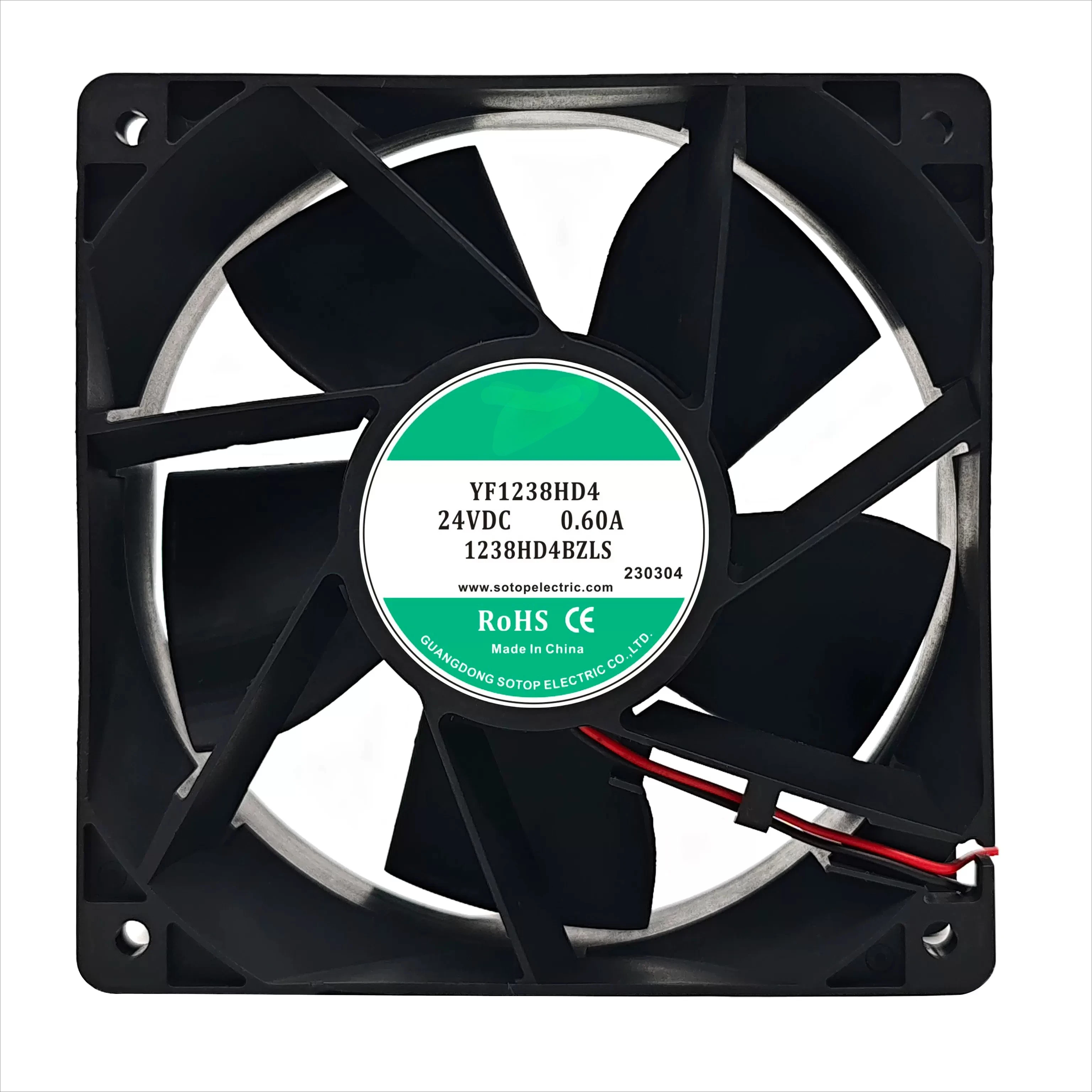 YF1238HD4 12038 DC 24V 0.60A Brushless Cooling Fan 120x120x38mm Axial Fan for Commercial High Power Induction Cooker