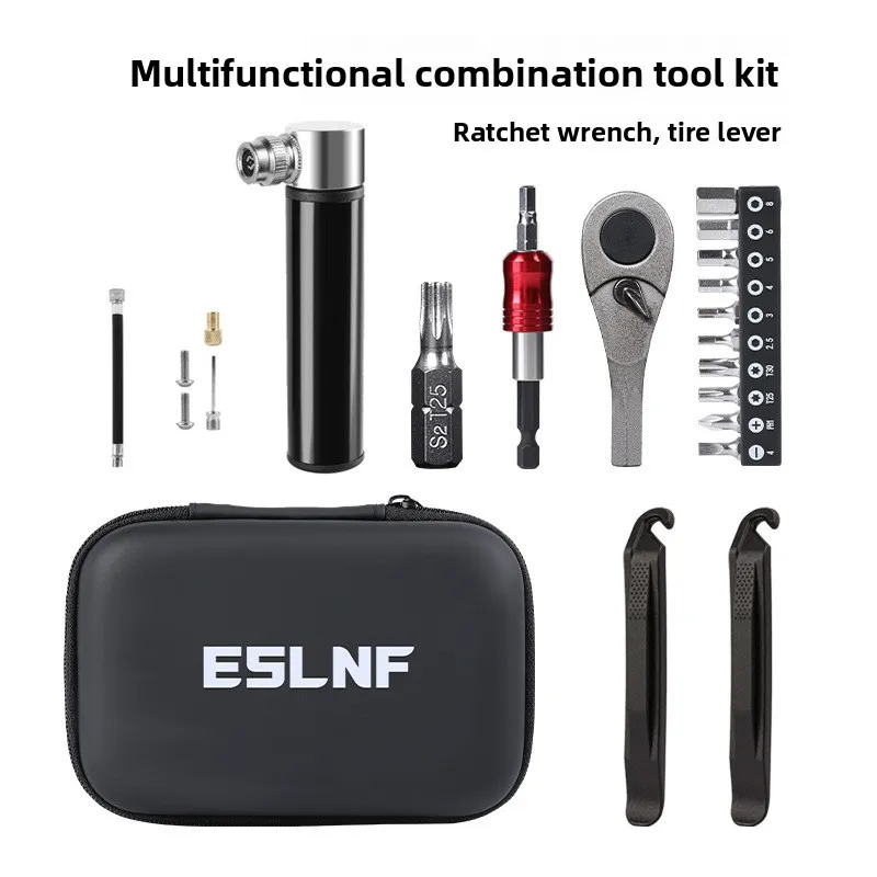 

Bicycle Ratchet Wrench Multifunctional Aluminum Alloy Repair Tool Set Maintenance Tools Cycling Gear Bike multitool kit