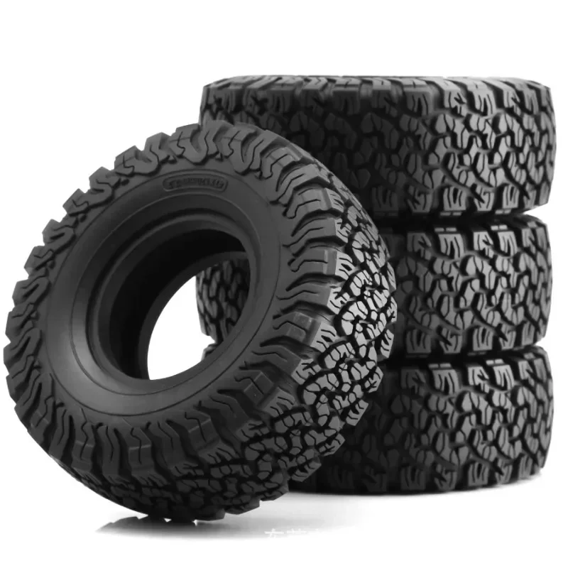 

RC 120*47mm 4PCS 2.2" Rubber Mud Wheel Tires for 1:10 RC Crawler Car Axial SCX10