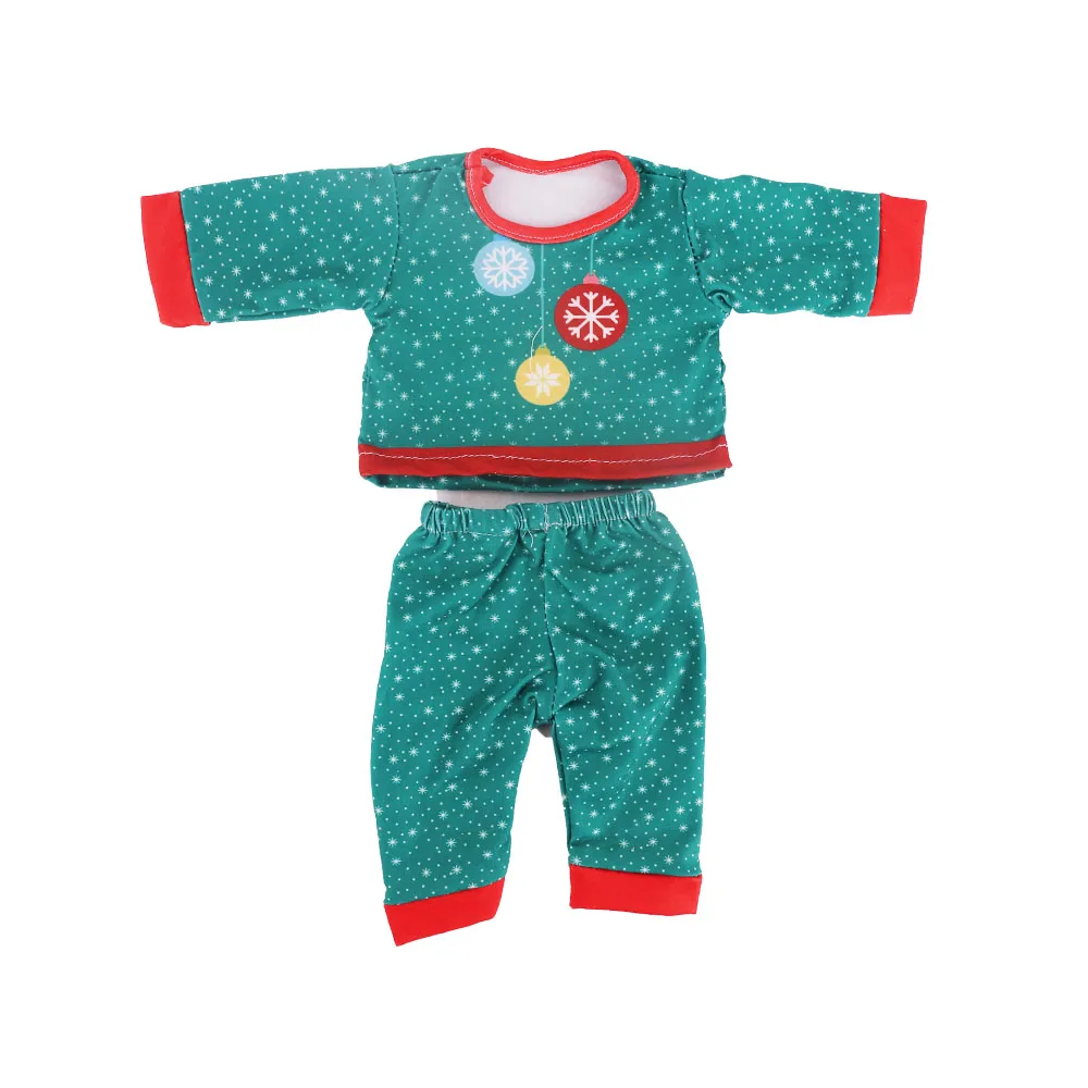 เสื้อผ้าตุ๊กตาสไตล์คริสต์มาส เสื้อ+กางเกง+รองเท้า สำหรับตุ๊กตาอเมริกันขนาด 18 นิ้ว และตุ๊กตา Reborn ขนาด 43 ซม. อุปกรณ์เสริมสำหรับตุ๊กตาเด็กผู้หญิง ของเล่นเด็กผู้หญิง ของขวัญ