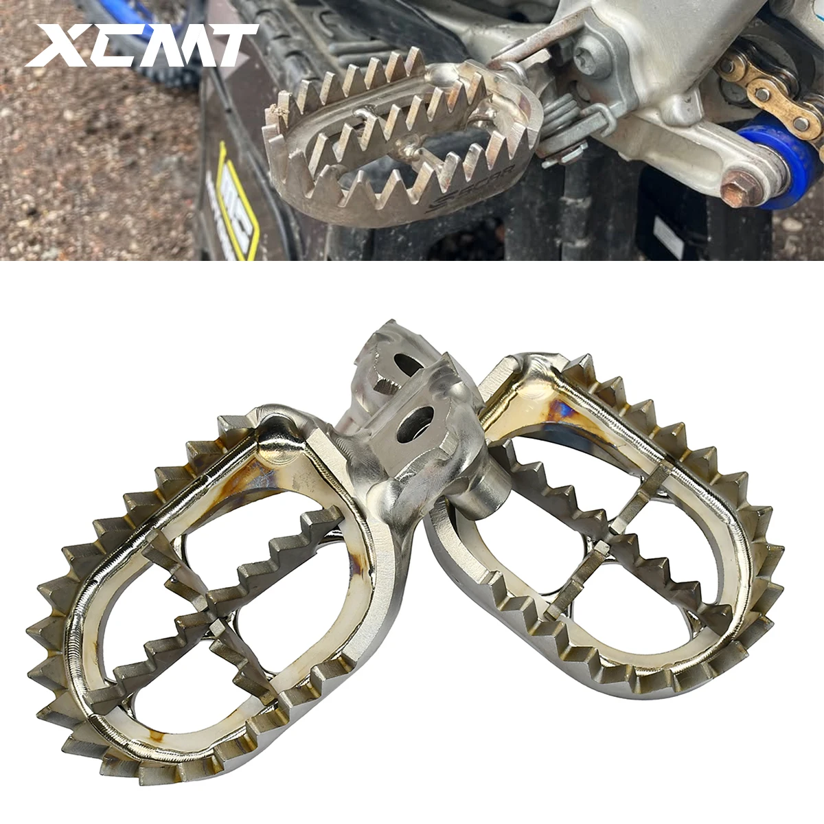 

Titanium Alloy TC4 Foot Rest Pegs Footpeg For Yamaha YZ 65 85 125 250 YZ250F YZ450F YZ125X YZ250X YZ250FX YZ450FX WR250F WR450F