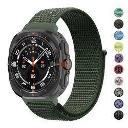 Strap For Samsung Galaxy Watch Ultra 47mm accessories Sport Nylon Adjustable bracelet correa straps Galaxy watch 7 Ultra band
