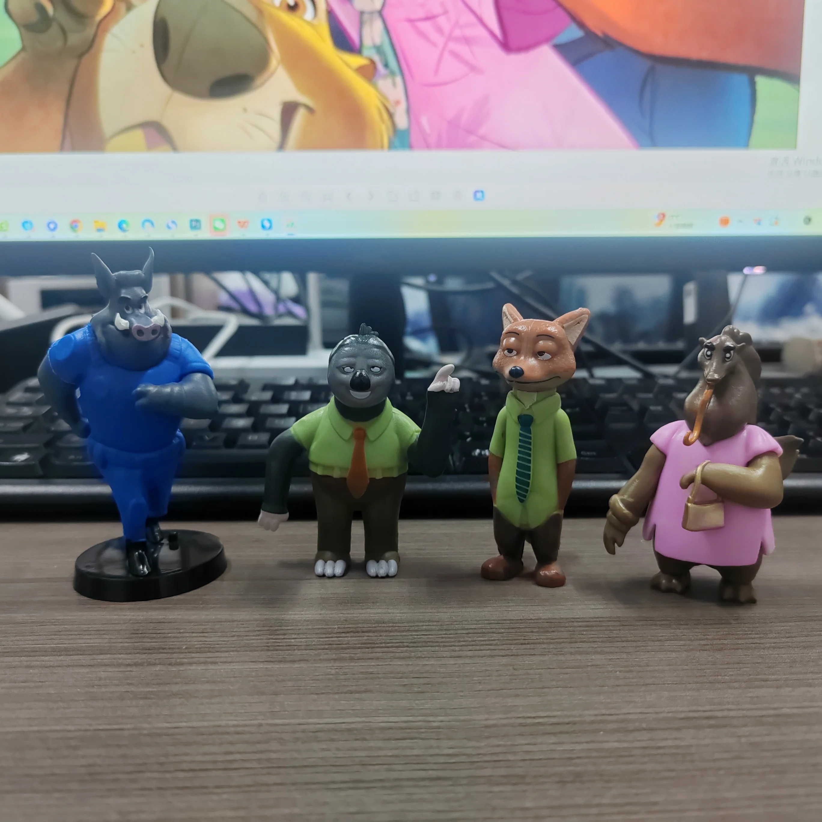 1-24pcs Zootopia 2 Animals Action Figure Toys Rabbit Judy Hopps Fox Nick Wilde Movie Kids Gift Collection Figures brithday gifts