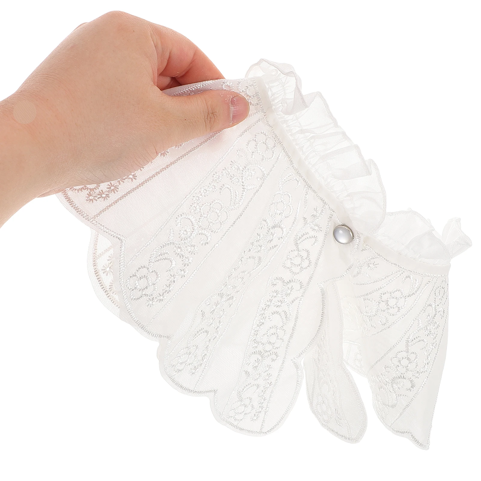 

Lolita Embroidered Fake Collar Women's Polyester Chinese Embroidery Accessories