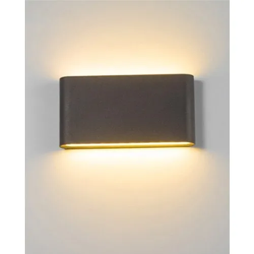 Ravalüx Decorative LED Wall LIGHT Black Case Daylight Bi-Directional