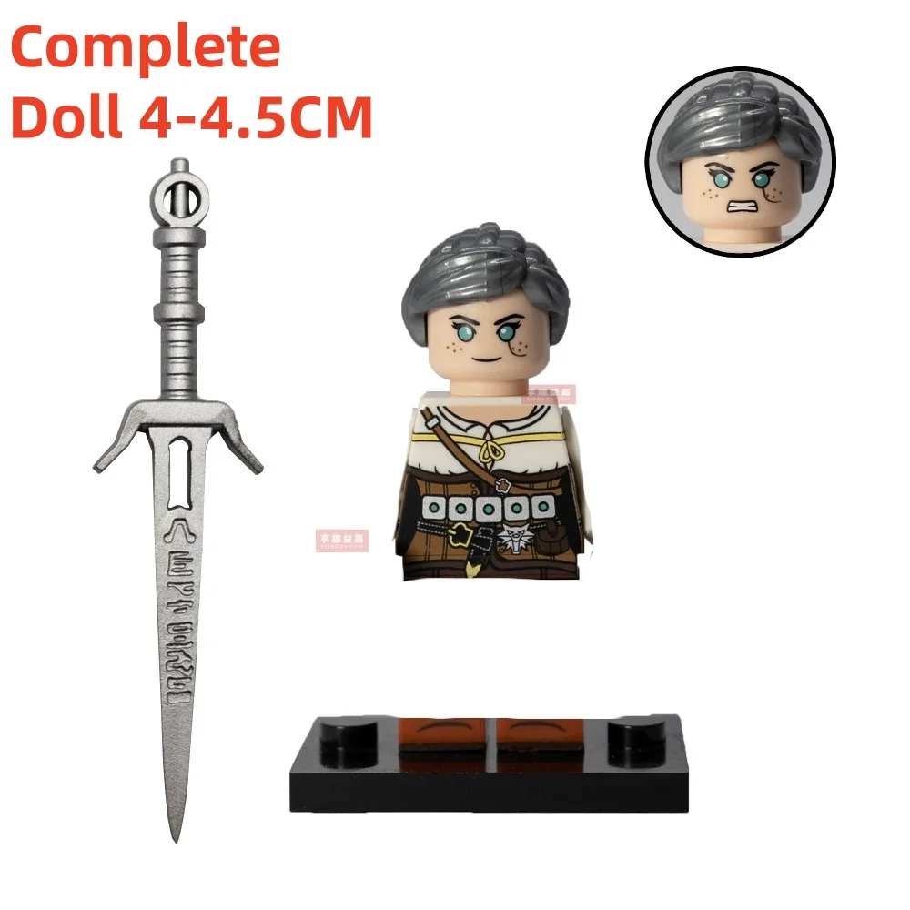 لعبة جديدة God of War Kratos GERALT & CIRI مجموعة ألعاب مجسمة لشخصيات البناء