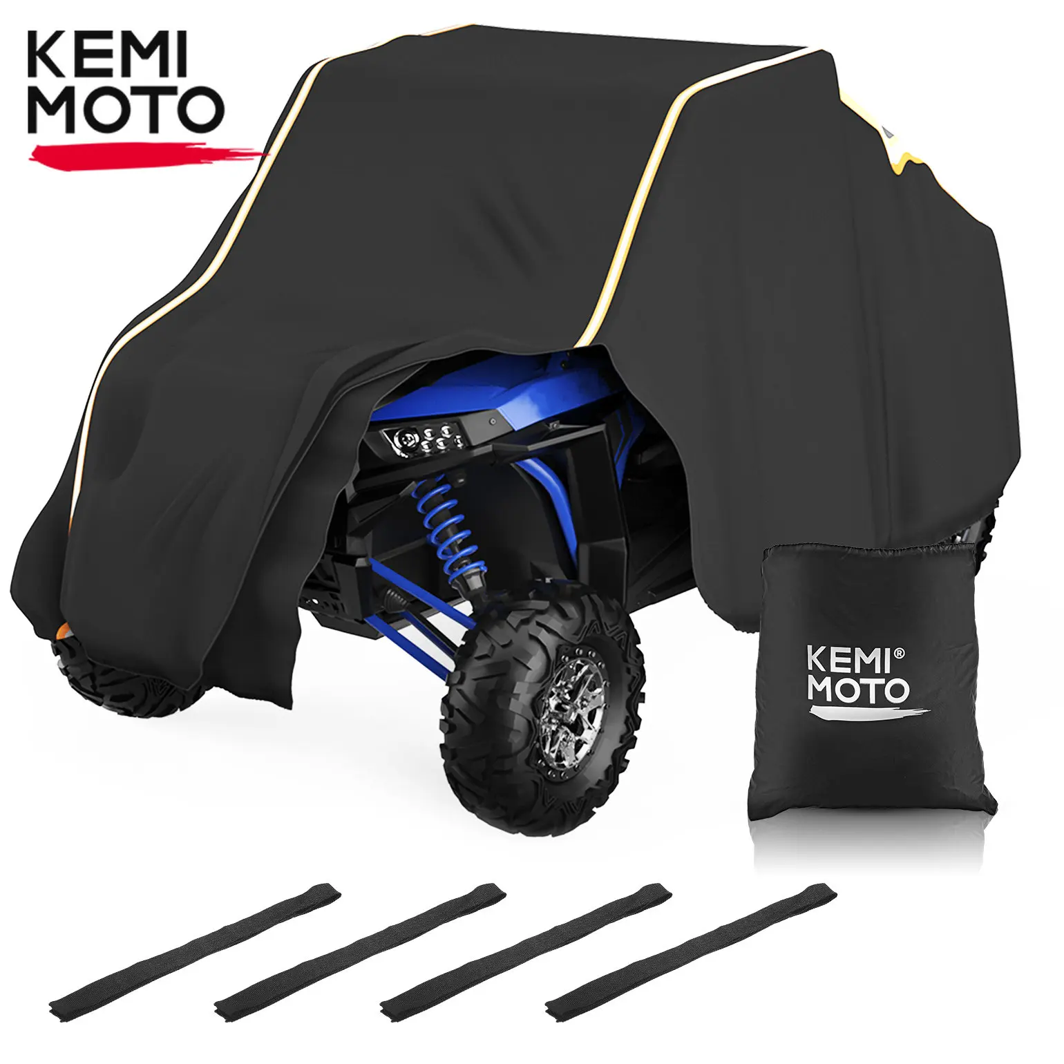 

UTV Cover RZR Storage Cover Protect Farm 4X4 Vehicle from Rain Snow Dirt Rays-Reflective Compatible with Polaris XP XP4 1000