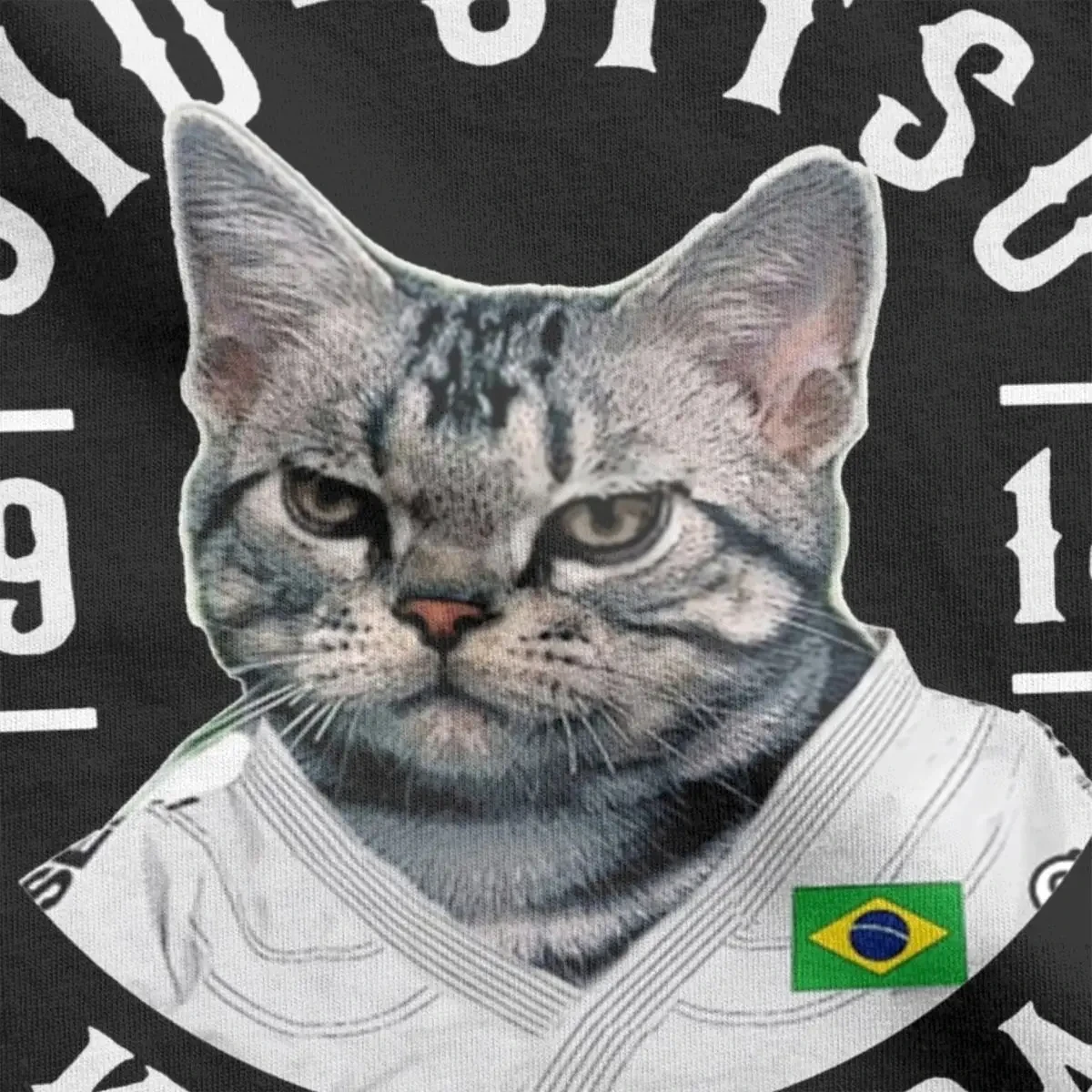 Men Women T-Shirt CAT KIMEOWRA 1914 FUNNY BRAZILIAN JIU JITSU Cotton Tees Short Sleeve T Shirt Round Collar Clothing Printed