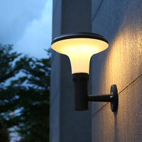 Modern Creative New Solar Outdoor Lighting IP65 Waterproof Aluminum Landscape Park Wall Light Villa Hotel Home Door LED Lamp