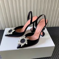 Star Style Women Sandals Elegant Pointed Toe Slingback Summer Office Lady Shoes Fashion High Heels Gladiator Sandals Woman - Image 2