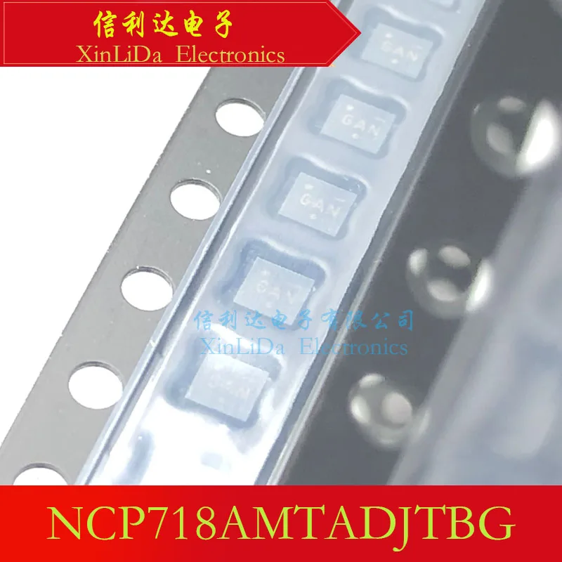 Ncp718Amtadjtbg Ncp718 the Marking Code Ga* Wdfn-6 Linear Voltage Regulator New and Original