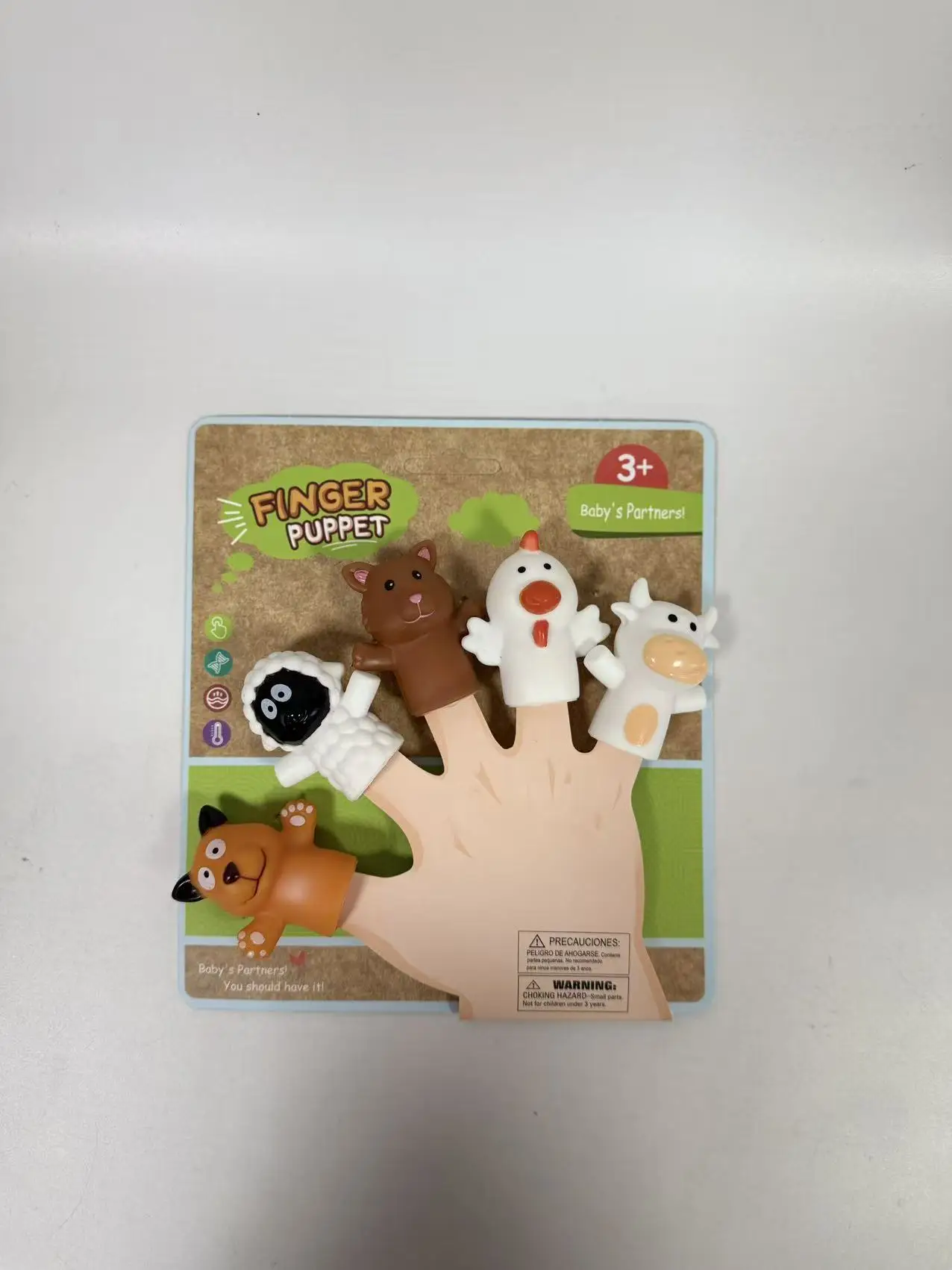 หุ่นนิ้วมือยางรูปสัตว์ในฟาร์ม ของเล่นอาบน้ำแสนสนุก ของเล่นเสริมพัฒนาการ ของชำร่วยงานเลี้ยง งานโรงเรียน งานอาบน้ำ