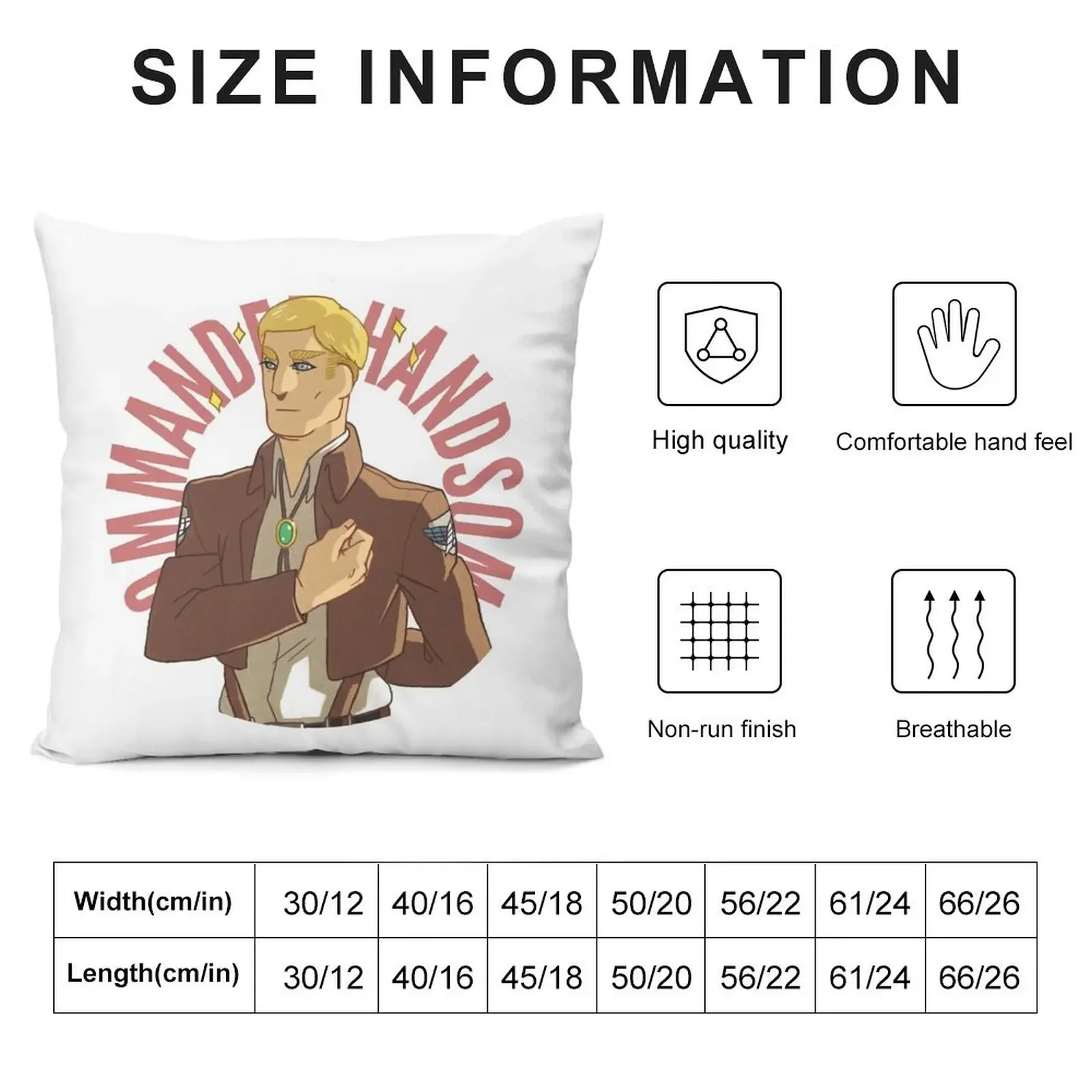 Erwin button - Commander Handsome Throw Pillow Sofa Cushions Covers christmas decorations for home 2025 pillow