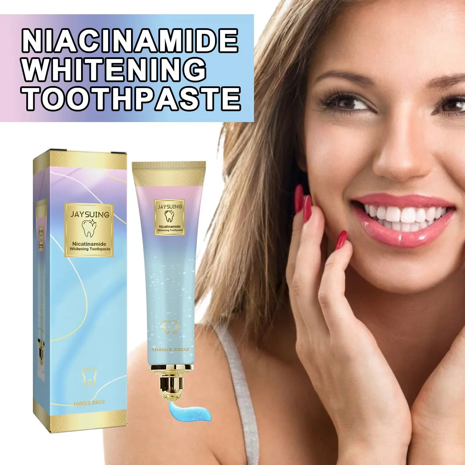 Teeth Whitening Toothpaste Reduce Yellowing Intensive Stain Removal Prevent Periodontiti Fresh Breath Brightening Teeth Gum Care