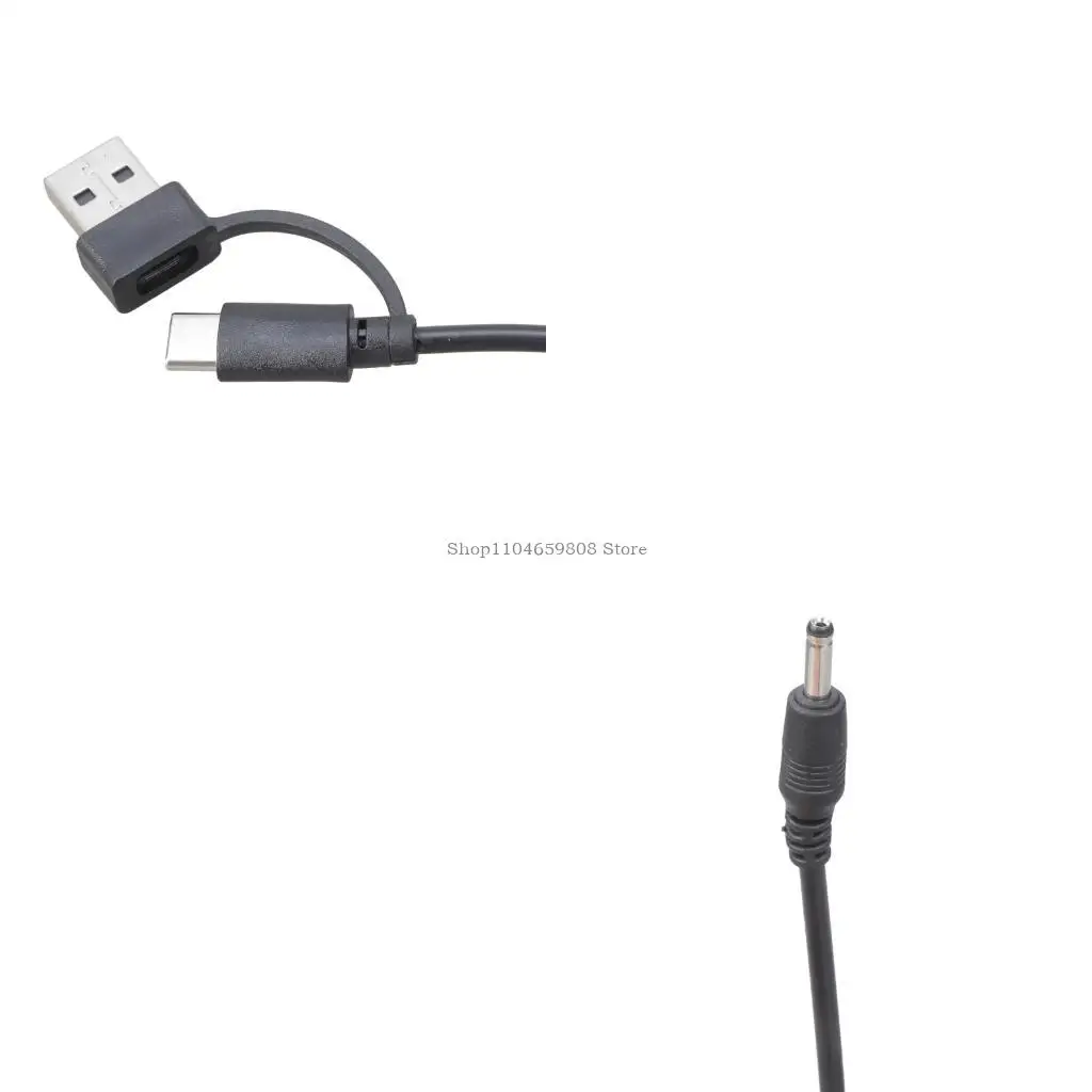 

5V Charging Cord Internal Positive Polarity Connectors For LED Strips Fan Lamp