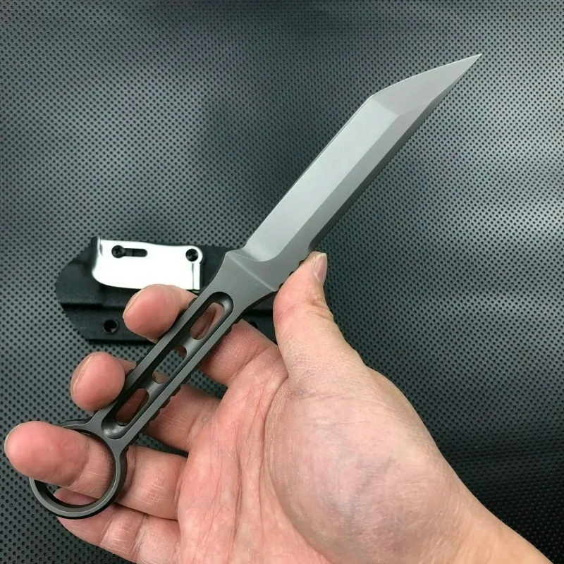 Россия Trskt Necker фиксированный нож с лезвием AUS-10 и оболочкой K многофункциональные ножи edc ежедневный домашний уличный тактический Фото №4