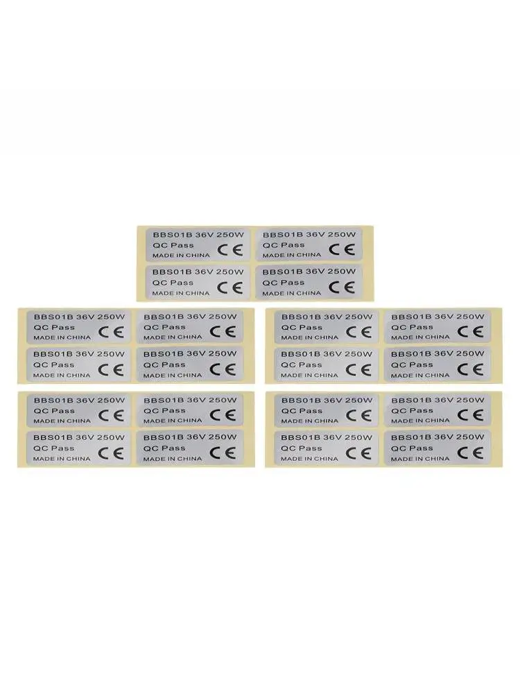AliExpress TOOPRE For BAFANG Sticker PVC Parts Silver 20* 36V 250W 45x23mm 48V 750W Components E-Bicycle E-Bike E-bicycle Useful