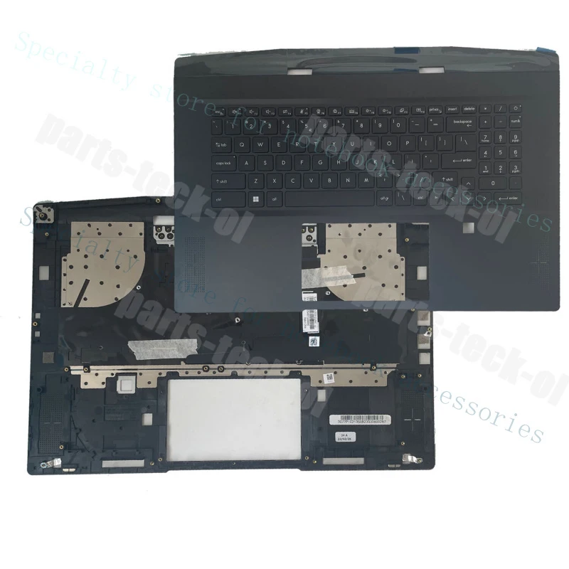 A+  NEW for MSI Stealth GS77 12UE Palmrest with backlightKeyboard 3077P1C211 US