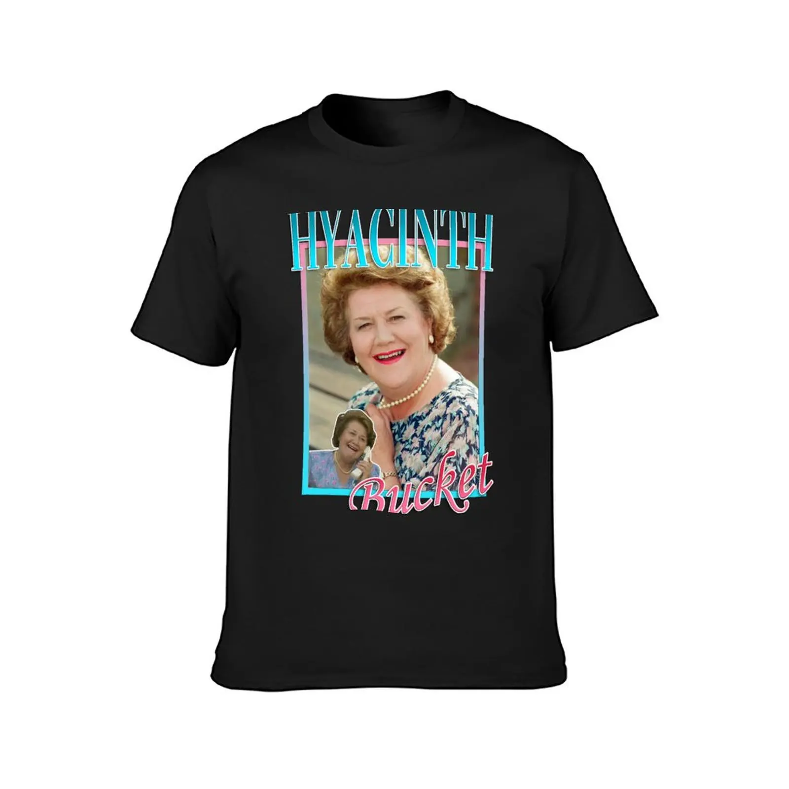 Hyacinth Bucket T-Shirt vintage clothes boys animal print Men's cotton t-shirt