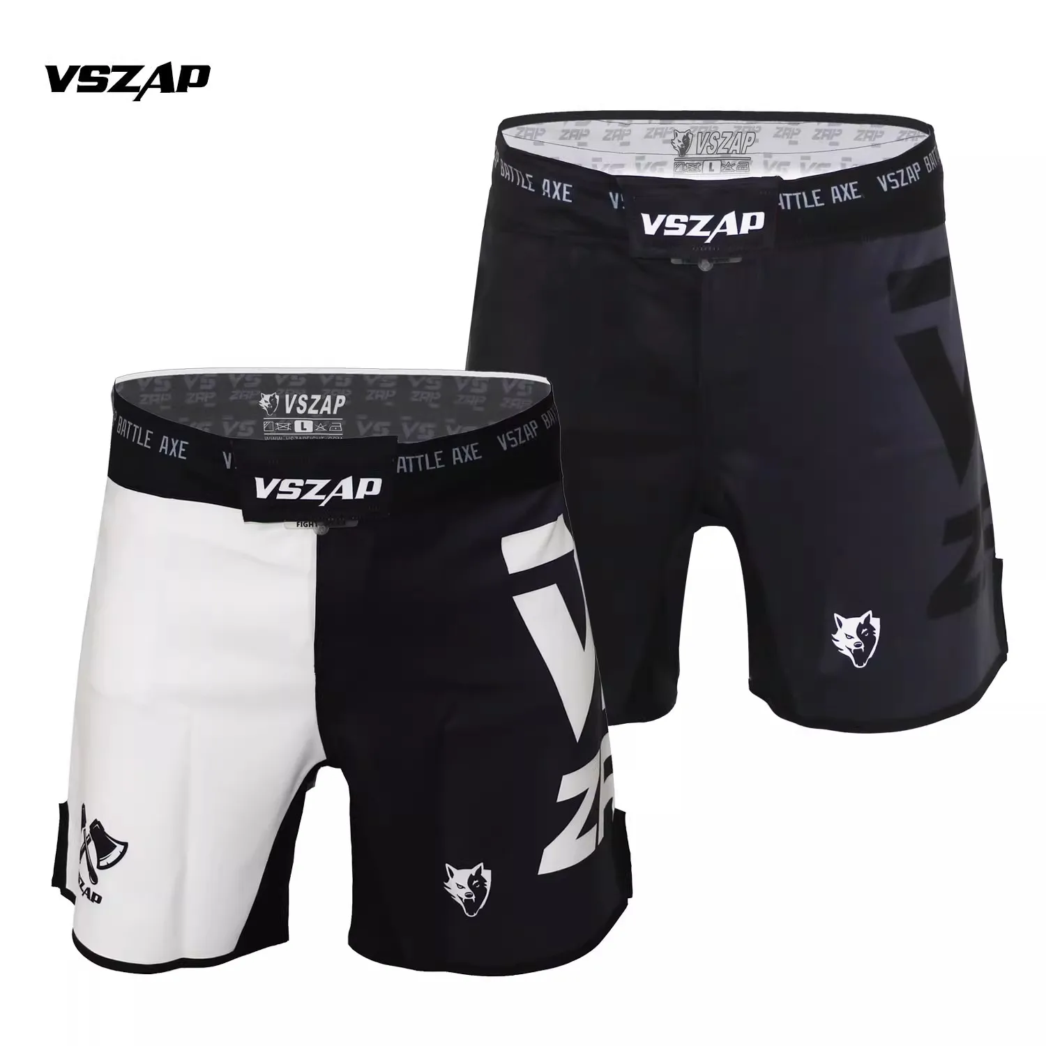 

VSZAP Double Axe Fighting Training Быстросохнущие брюки ММА Спорт Фитнес Бокс Муай Тай Дышащий костюм Jutsu Брюки для соревнований