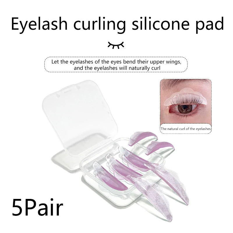 

5Pairs Soft Silicone Eyelash Perm Pad Self-Adhesive Lifting Lashes Rods Spacer 3D Eyelash Curler Accessories Makeup Tool