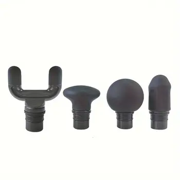 Černá masážní hlavice pro fasciální pistoli Silikonové příslušenství Fasciální pistole Tvar pěsti Tvar květinového drápu, kulový tvar vhodný pro fasciální pistoli 6 nejlepší prodej masážní pistole míč - №1