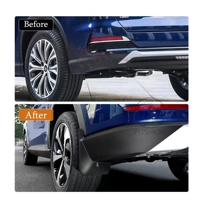 For BYD Song Plus EV DMI Mudguards Car Accessories Front Rear Mudflaps Protectors Scuff Plate Auto Splash 2020 2021 2022 2023