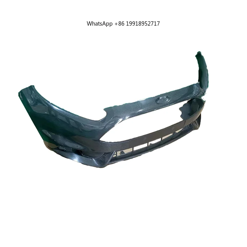 

Carbon Fiber for Fiesta 2016 front bumper,After actual vehicle installation test