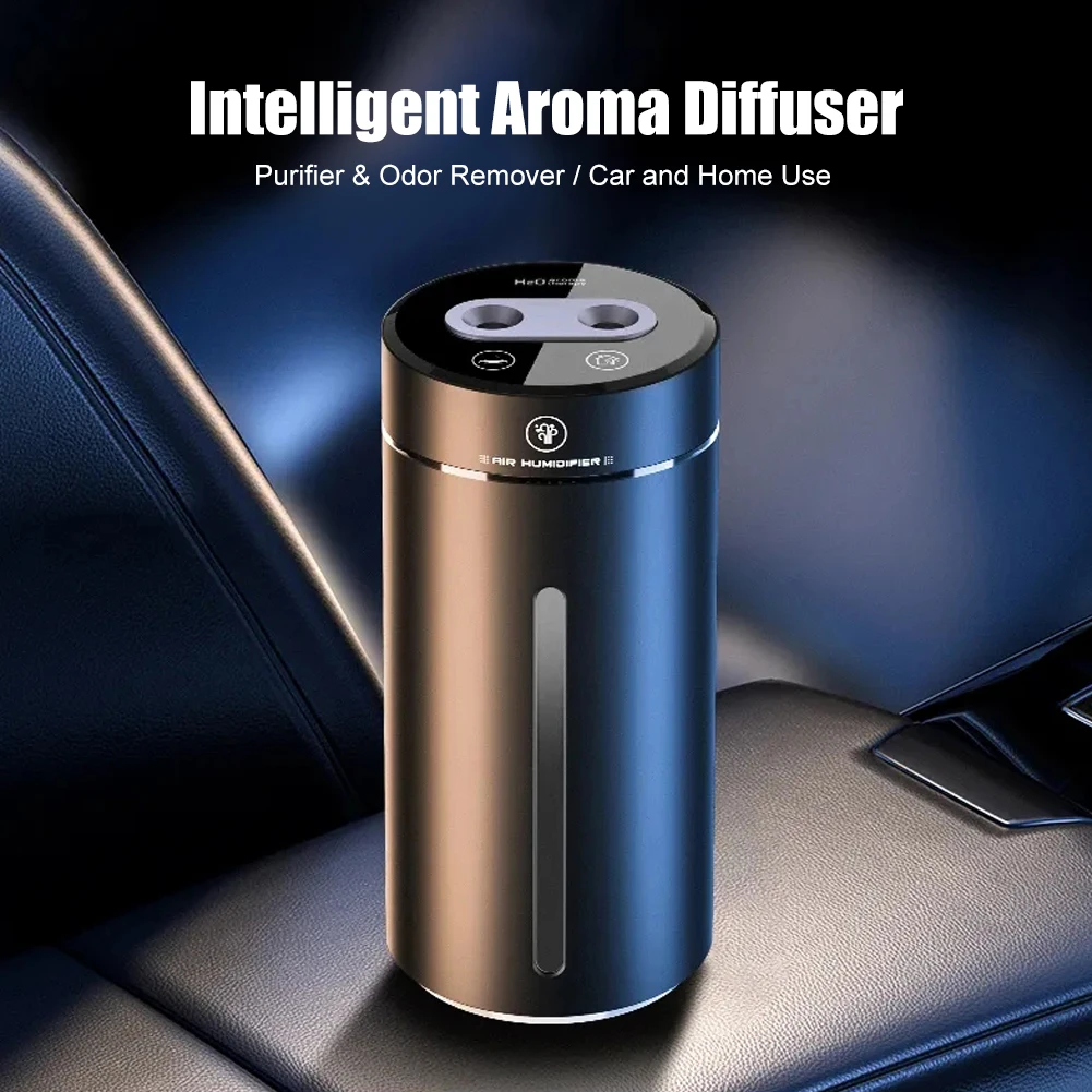 Umidificador de ar portátil usb aromaterapia carro perfume copo colorido ambientador óleo essencial fragrância difusor fabricante névoa fria