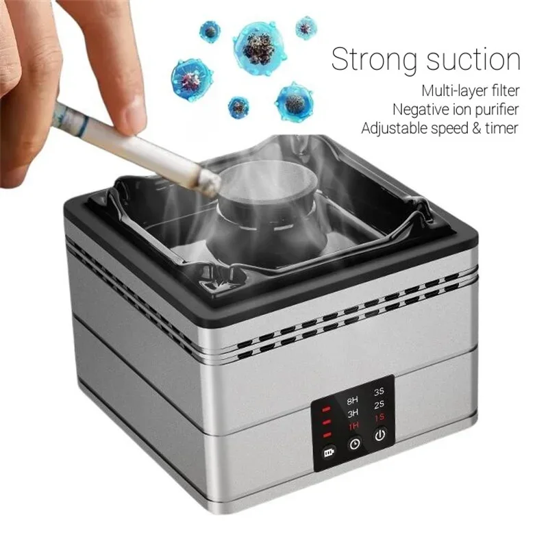 

Anti-Smoke Ashtray Suction Vacuum Cleaner With Smoke Extraction Air Purifier Electric Anti Smell Eliminator Cleanair For Home