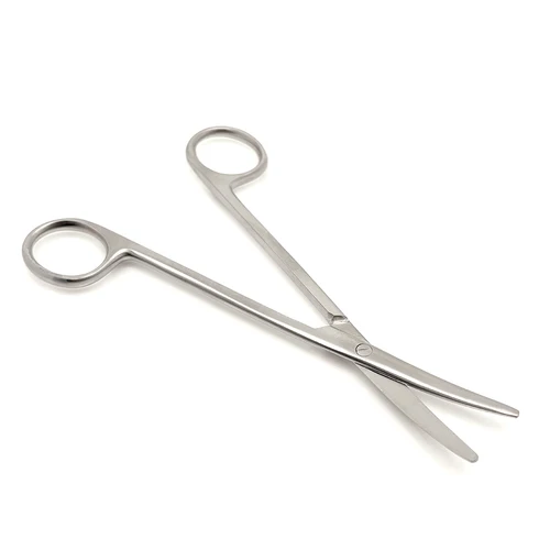Imagen 2 del producto Tijeras TC Metzenbaum de 14CM, puntas estrechas y roma curvadas para cirugía Dental, afilado, instrumento médico de corte de tejido delicado
