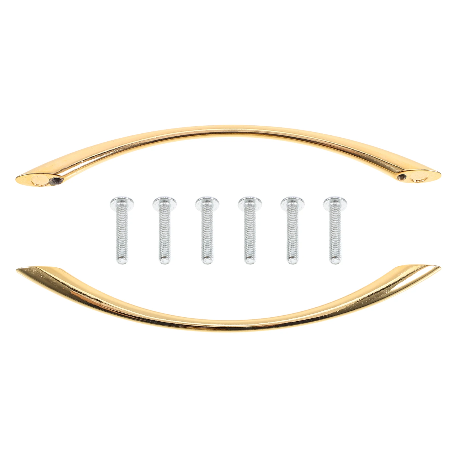 

2pcs Arc Bridge Handle Cabinet Door Pulls Zinc Alloy Hardware Knobs Furniture Accessories Replacement Metal Drawer Pulls