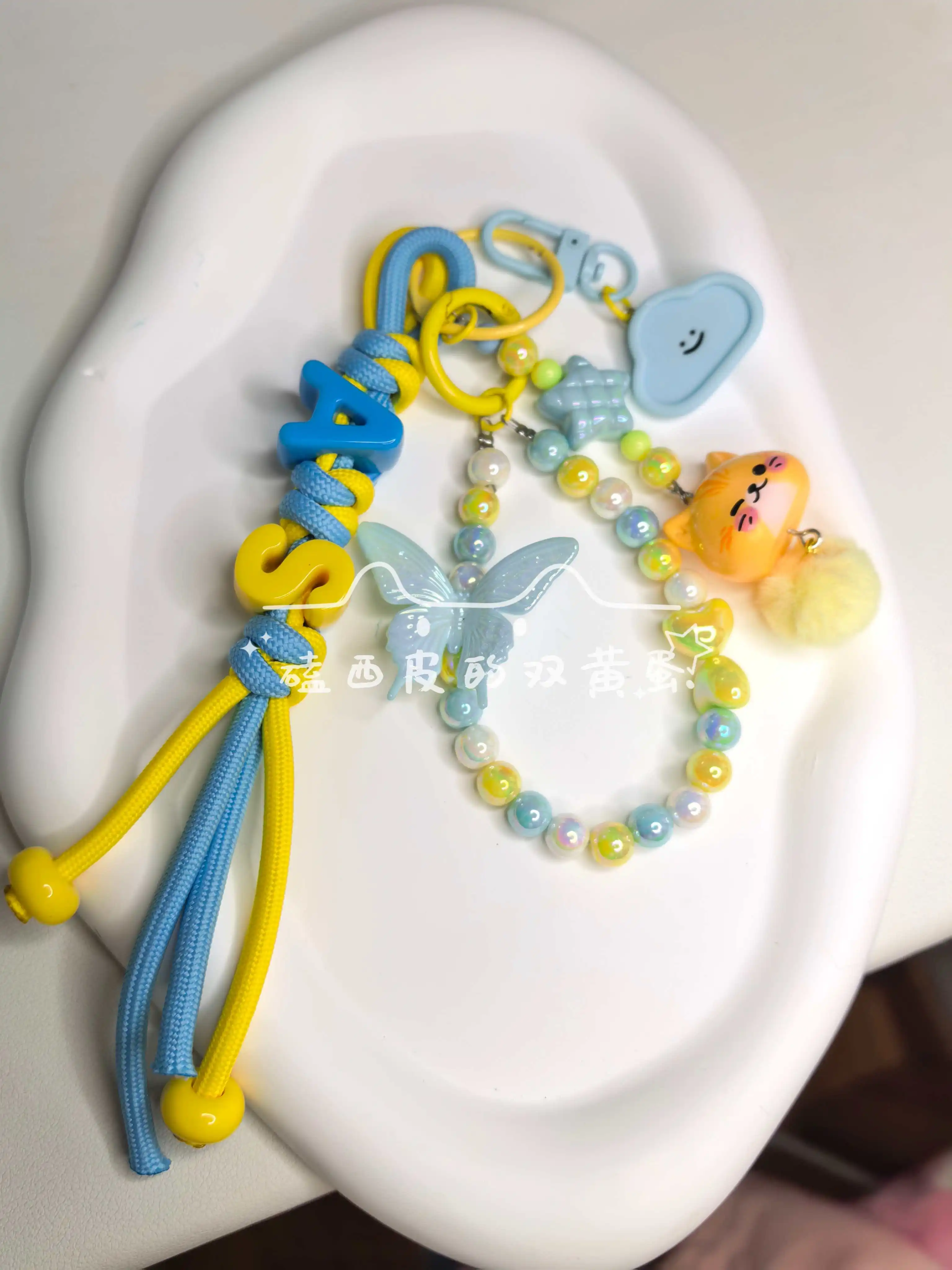 Handmade Gmmtv Thai Star Thai Drama MR Fanboy AuauSave Bag Decoration Accessories Bag Pendant Keychain