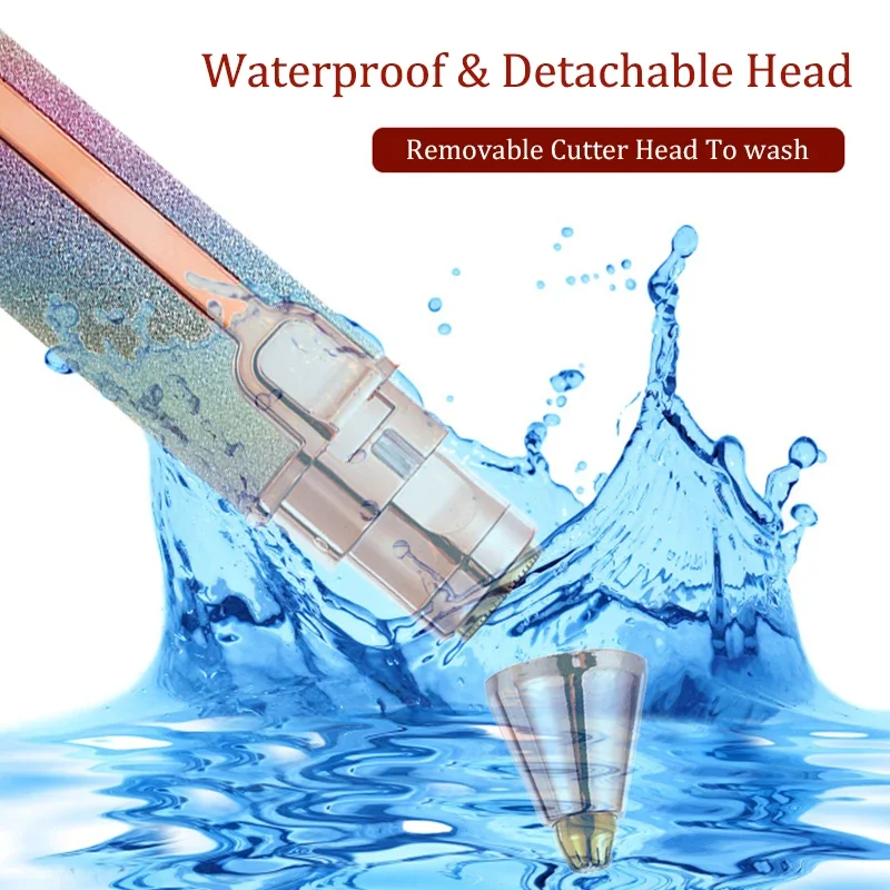 2 IN 1 Ricaricabile Elettrico Rasoio Sopracciglia Epilatore Corpo Femminile Viso Rossetto Forma Depilazione Mini Indolore Rasoio Rasoio