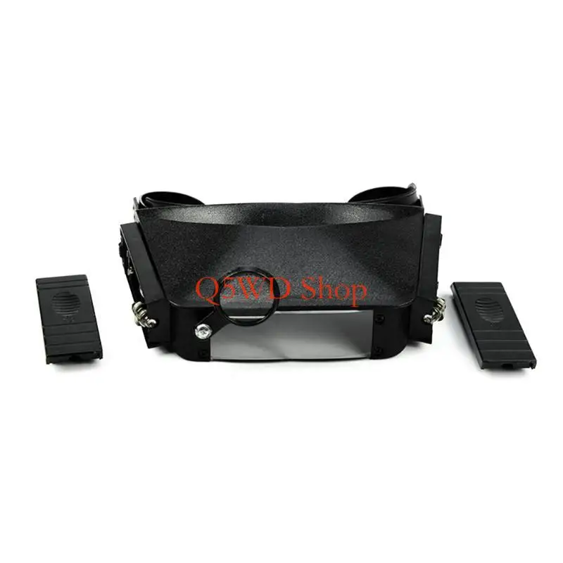 Q5WD Helmets Headbands Glass Head Loupe Illuminated Magnifier Glasses