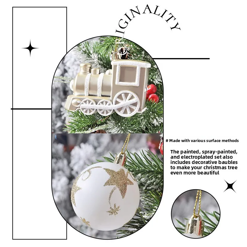 70個のマルチサイズクリスマスボールセット スターストッキング、ワンド、ラウンドサンタクロースツリーDIYデコレーション 子供への完璧なギフト