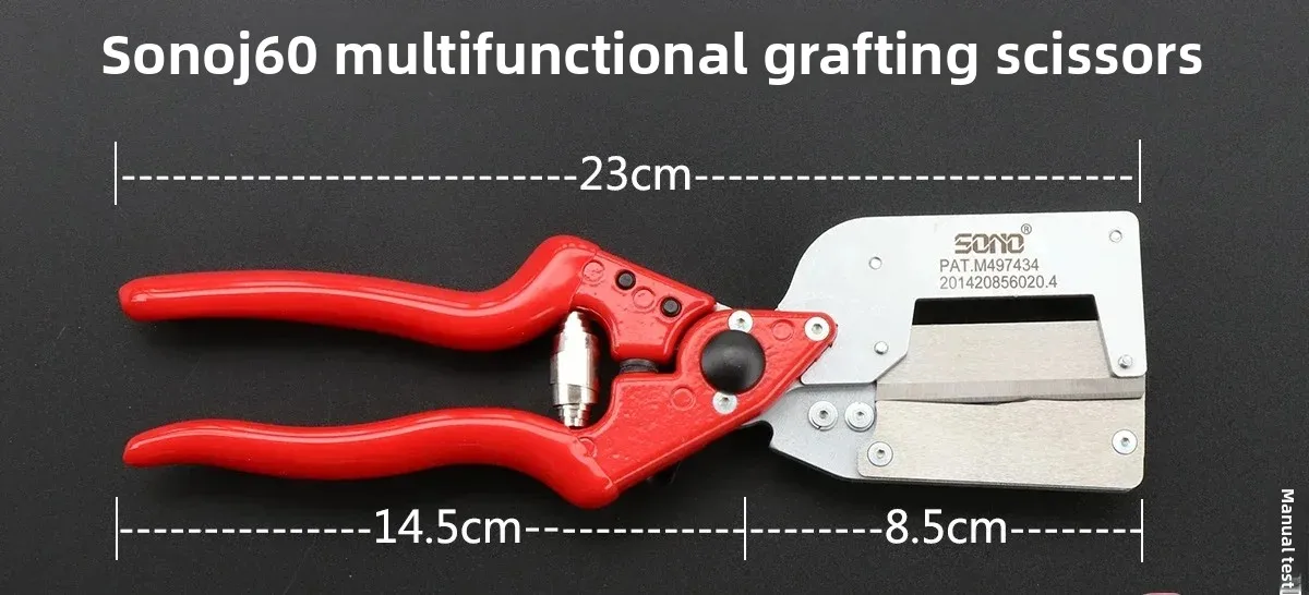 J60 Multifunctional Grafting Tool Shears for Fruit Tree Seedling Propagation Gardening