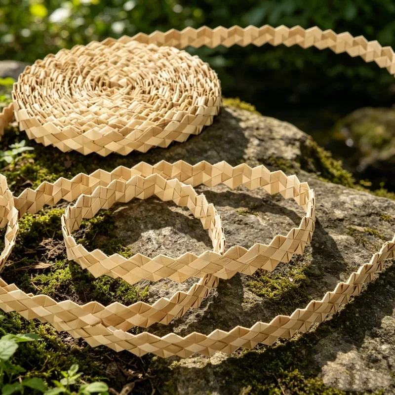 Matériaux de bricolage en feuilles de palmier tressées, herbe de tournesol, corde de paille pour la fabrication de chapeaux de paille, articles de tissage artisanaux pour la maison
