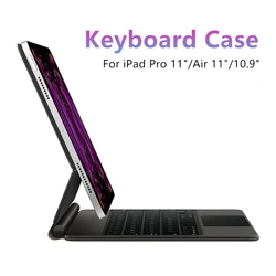 Magic Keyboard For iPad Pro 11 Inch 4th 3rd 2nd 2018-2022 Air 6th/5th/4th M2 ipadpro11 M4 Smart Cover Folio Case Multi-touch